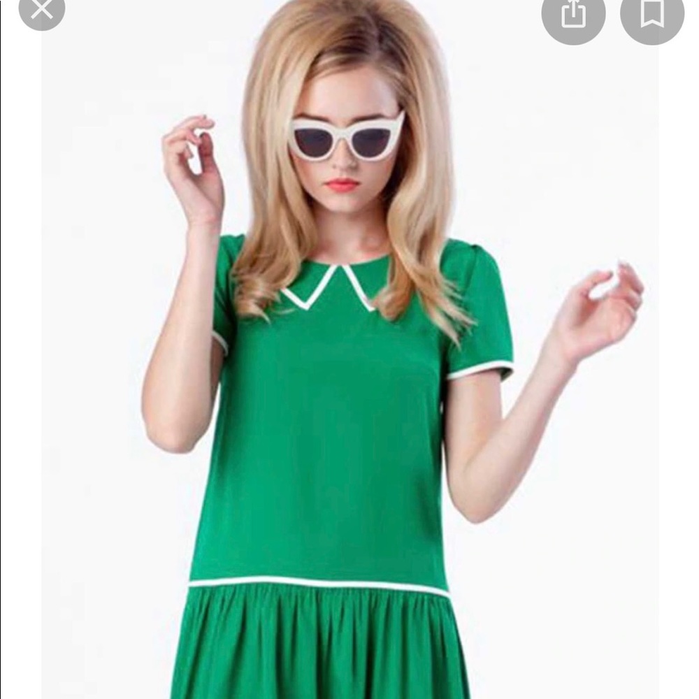 Dear Creatures Green Mod Dress